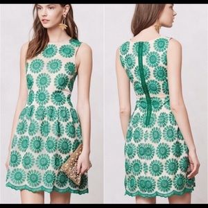 Anthropologie Leifsdottir Floral Bloom Dress